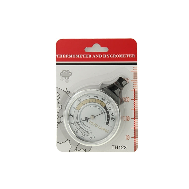 Indoor Thermometer and Hygrometer (TH123)(Silver) - Indoor Thermometer by PMC TechLife | Online Shopping South Africa | PMC TechLife | Buy Now Pay Later Mobicred