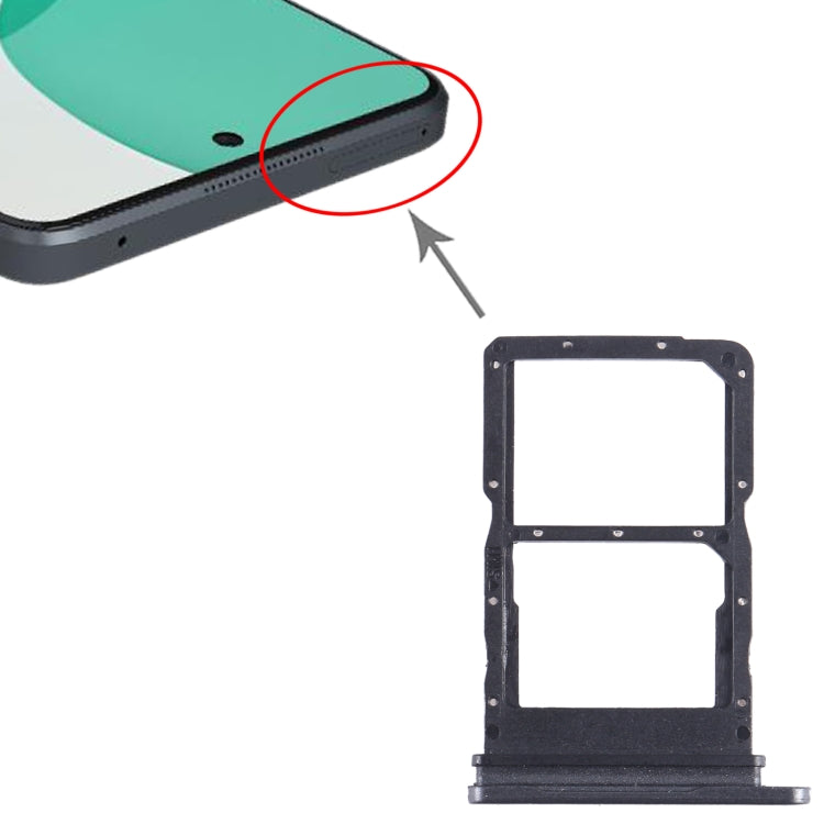 For Huawei Nova 11i SIM + SIM Card Tray (Black) - Card Socket by PMC TechLife | Online Shopping South Africa | PMC TechLife | Buy Now Pay Later Mobicred