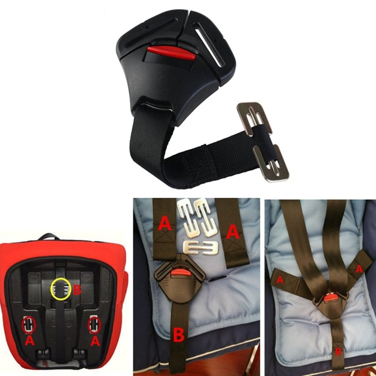 CA-00200 Universal Car Child Safety Seat Accessories Standard Five-Point Snap-Clad With Lock Buckle ISOFIX Interface - free shipping - PMC TechLife - Order now!