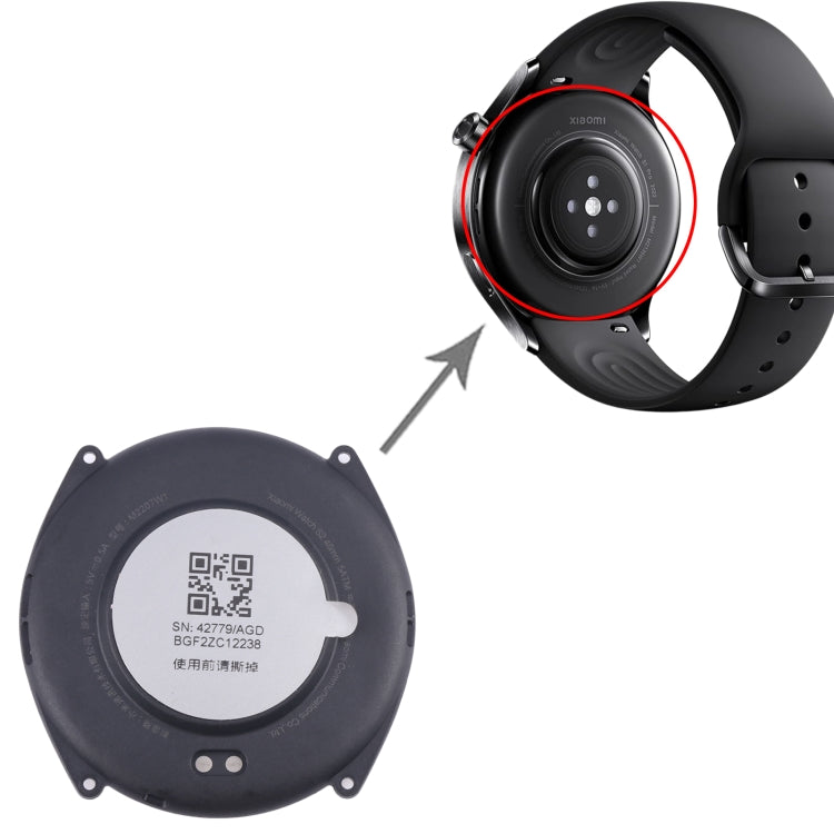 For Xiaomi Watch S2 46mm Original Rear Housing Cover - For Xiaomi by PMC TechLife | Online Shopping South Africa | PMC TechLife | Buy Now Pay Later Mobicred