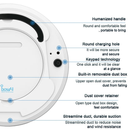 1800Pa Large Suction Smart Household Vacuum Cleaner Clean Robot - Robot Vacuum Cleaner by PMC Jewellery | Online Shopping South Africa | PMC Jewellery | Buy Now Pay Later Mobicred