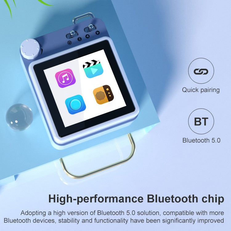 mahdi M188 8GB Bluetooth MP3 Music Video Player (Blue) - MP3 Player by PMC TechLife | Online Shopping South Africa | PMC TechLife | Buy Now Pay Later Mobicred