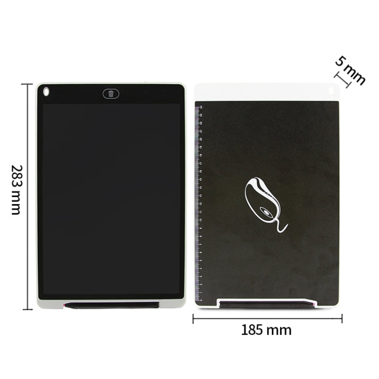 Portable 12 inch LCD Writing Tablet Drawing Graffiti Electronic Handwriting Pad Message Graphics Board Draft Paper with Writing Pen(White) -  by PMC TechLife | Online Shopping South Africa | PMC TechLife