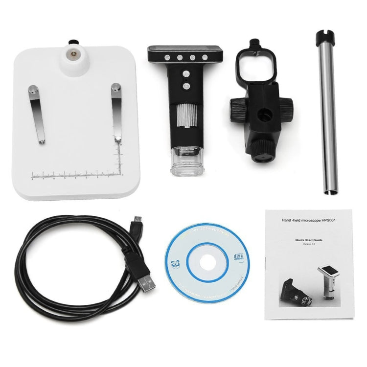 500X Zoom Magnifier 3MP Image Sensor USB Digital Microscope with 2.5 inch Screen & 8 LED & Professional Stand, Support TF Card - free shipping - PMC Jewellery - Order now!