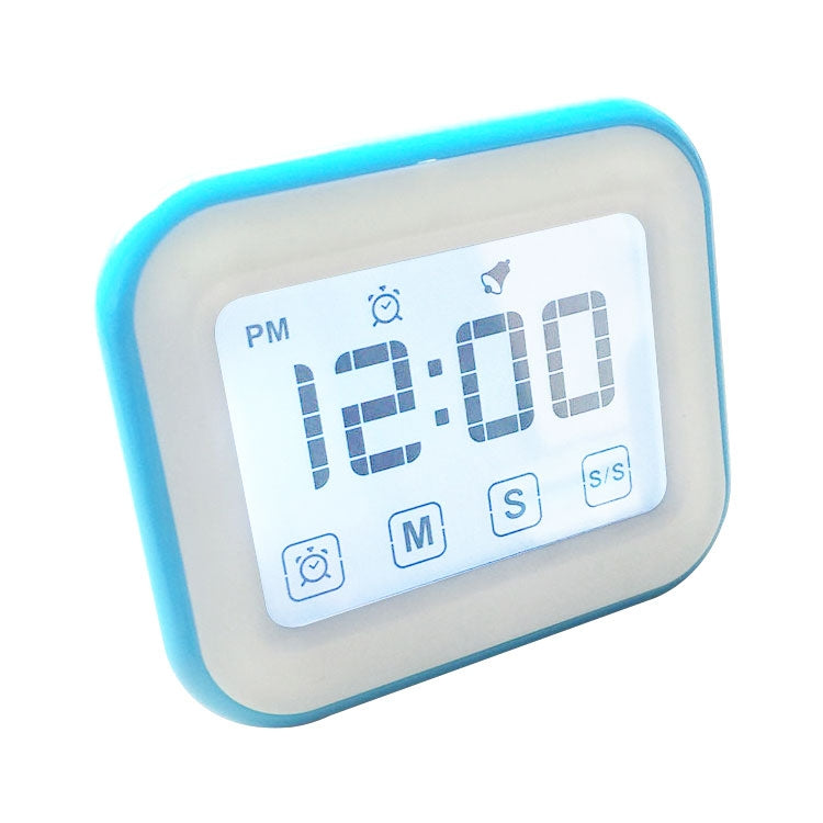 Kitchen Timer Digital Alarm Clock Large LCD Touch Screen Come with Night Light for Cooking Baking(Blue) - Digital Countdown by PMC TechLife | Online Shopping South Africa | PMC TechLife | Buy Now Pay Later Mobicred