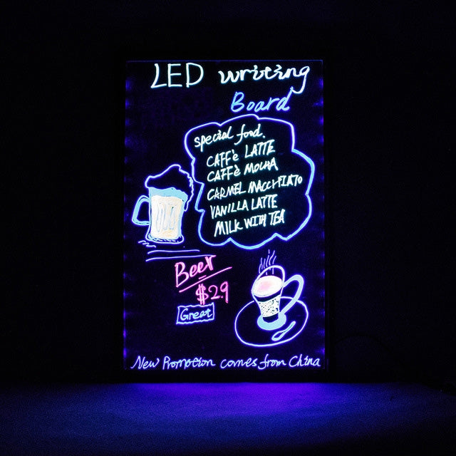 40x60cm Electronic Handwriting Fluorescent Board Glowing Advertising Blackboard -  by PMC Jewellery | Online Shopping South Africa | PMC Jewellery | Buy Now Pay Later Mobicred