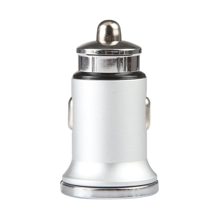 AR-CA08 12W 2A USB-C / Type-C + USB Ports Car Charger (Silver) - Car Charger by PMC TechLife | Online Shopping South Africa | PMC TechLife | Buy Now Pay Later Mobicred