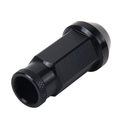 D1 Spec  M12x1.25 Racing Wheel Nut, Length: 40mm (Black) - Nuts & Bolts by PMC Jewellery | Online Shopping South Africa | PMC Jewellery | Buy Now Pay Later Mobicred