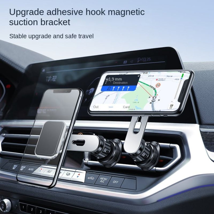 F23 Car Air Outlet Vent Magnetic Phone Navigation Mount Bracket (Black) - Car Holders by PMC TechLife | Online Shopping South Africa | PMC TechLife | Buy Now Pay Later Mobicred