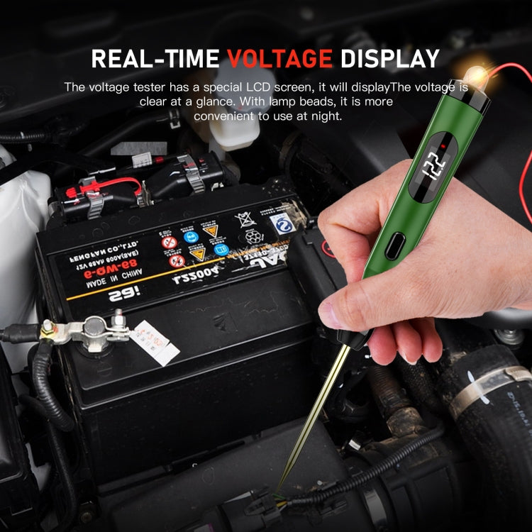 TopDiag P50 Car Digital Display Positive Load Voltage Measuring Instrument with Light - Electronic Test by PMC TechLife | Online Shopping South Africa | PMC TechLife | Buy Now Pay Later Mobicred