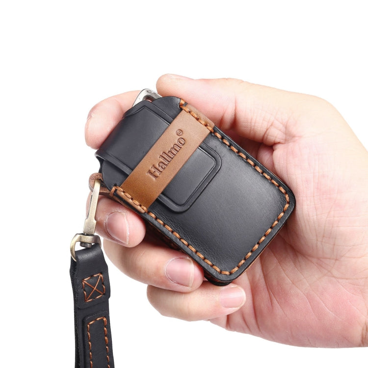 For Lexus 4-button Hallmo Car Cowhide Leather Key Protective Cover Key Case(Brown) - free shipping - PMC TechLife - Order now!