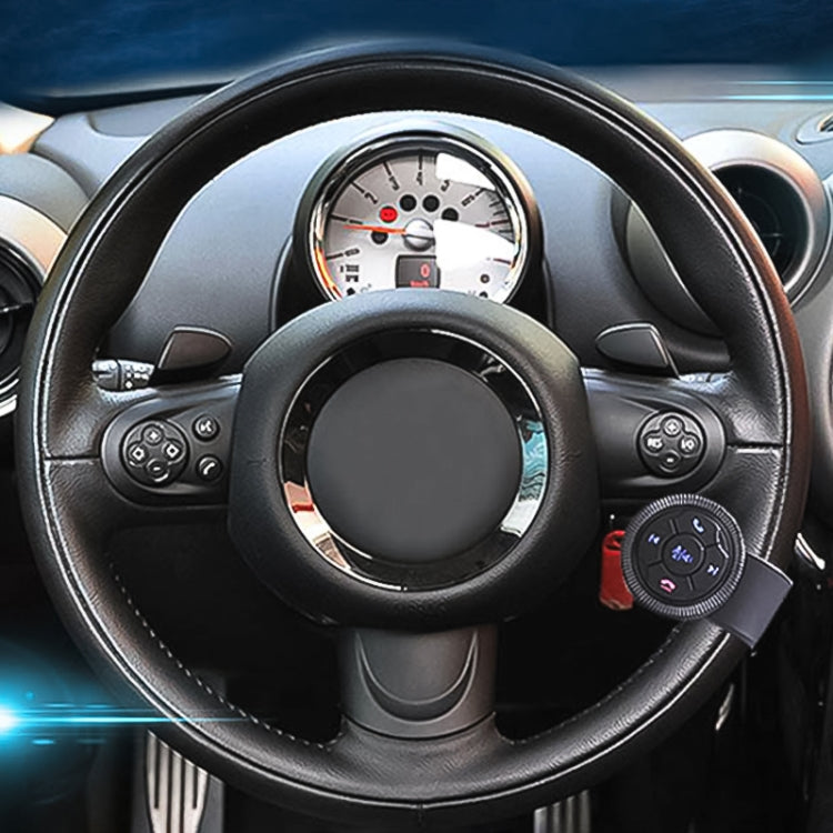Universal Strap Shape Steering Wheel Remote Control Car Multimedia Wireless Button Remote Control (Black) - free shipping - PMC TechLife - Order now!