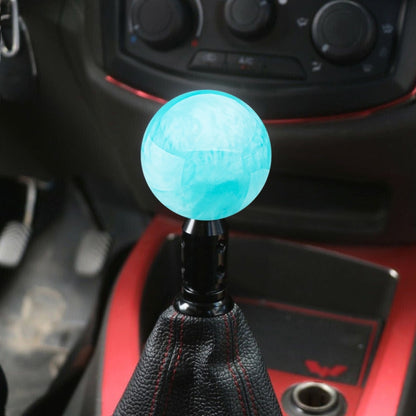 Car Modified Marble Star Gear Head Shifter Cover with Adapter (Light Blue) - Shift Knob by PMC Jewellery | Online Shopping South Africa | PMC Jewellery