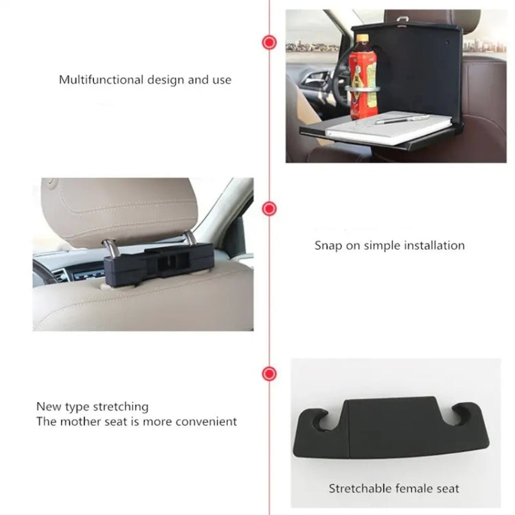 Car Folding Computer Table Chair Back Dining Table - Car Drink Holders by PMC TechLife | Online Shopping South Africa | PMC TechLife | Buy Now Pay Later Mobicred
