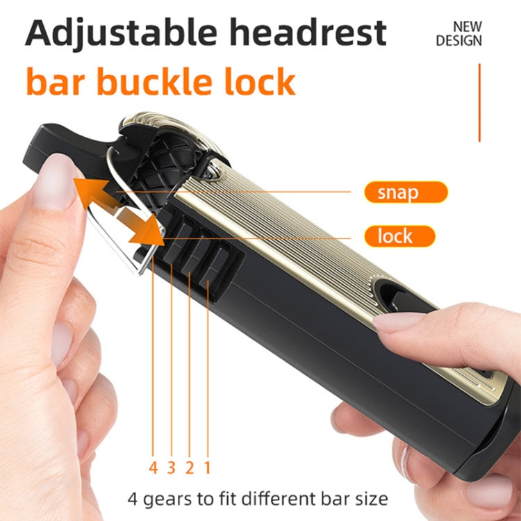 G202 Car Creative Phone Bracket Hook 360 Degree Rotating Telescopic Bracket(Black) - Universal Car Holders by PMC TechLife | Online Shopping South Africa | PMC TechLife | Buy Now Pay Later Mobicred