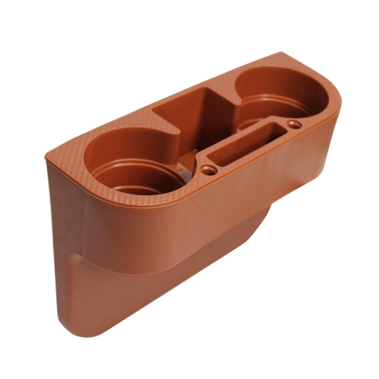 CARFU AC-2299A Car Seat Gap Multi-function Storage Box(Brown) - Stowing Tidying by CARFU | Online Shopping South Africa | PMC Jewellery | Buy Now Pay Later Mobicred