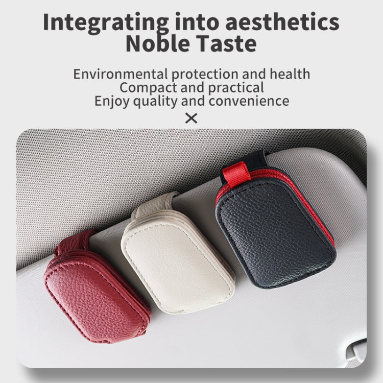 Car Sun Visor Glasses Clip Multi-functional Card Storage Bracket (Black) - Sunglasses & Glasses Clips by PMC TechLife | Online Shopping South Africa | PMC TechLife | Buy Now Pay Later Mobicred