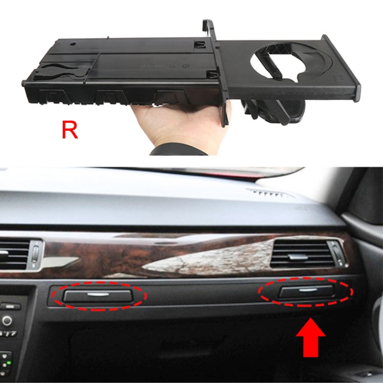 For BMW 3 Series E90 Left Driving Car Dashboard Right Side Water Cup Holder 5141 9173 473(Beige) - Car Drink Holders by PMC TechLife | Online Shopping South Africa | PMC TechLife | Buy Now Pay Later Mobicred