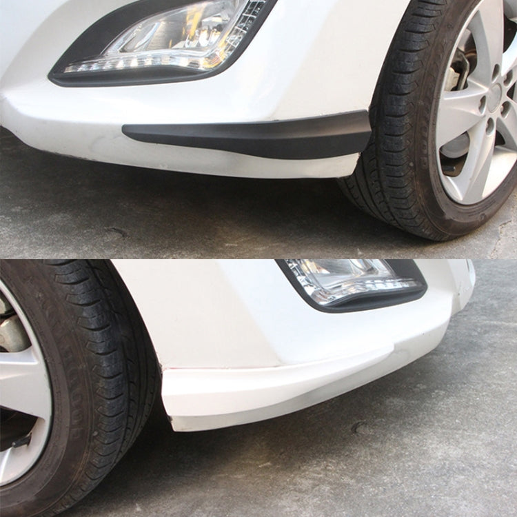 1 Pair Car Solid Color Silicone Bumper Strip, Style: Short (Black) - Anti Collision Sticker by PMC TechLife | Online Shopping South Africa | PMC TechLife | Buy Now Pay Later Mobicred
