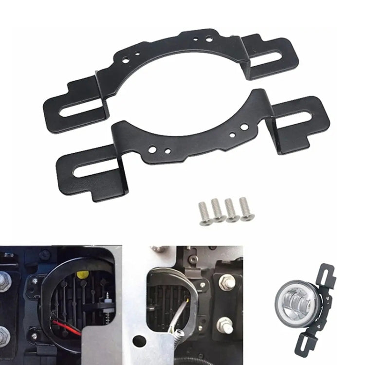 For Jeep Wrangler JK 2007-2017 Car Front Bumper Fog Light Mounting Bracket - Car Light Accessories by PMC TechLife | Online Shopping South Africa | PMC TechLife | Buy Now Pay Later Mobicred