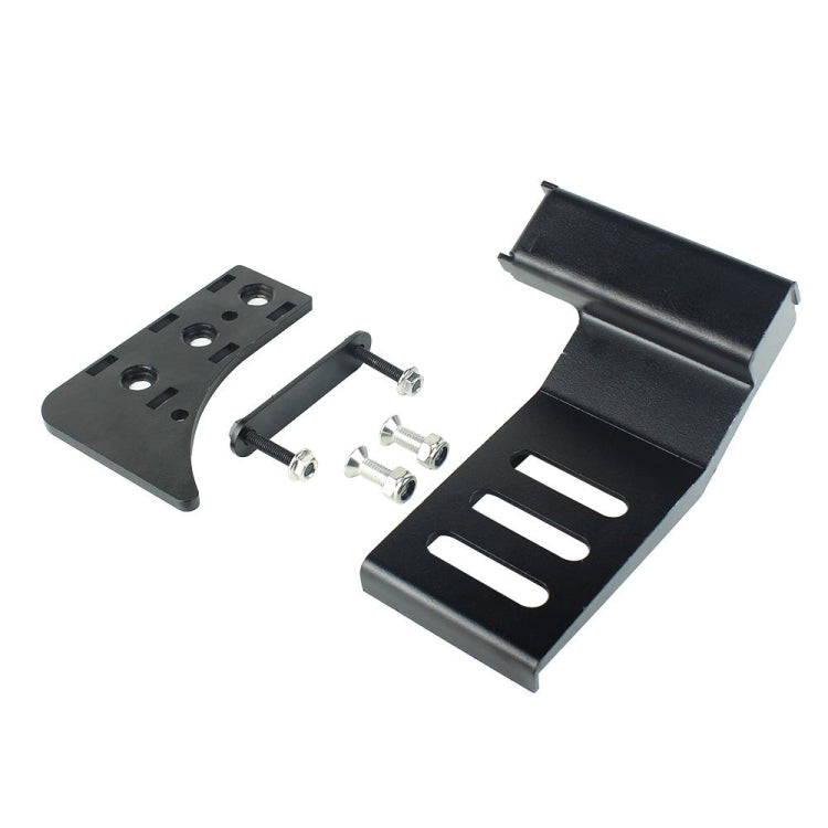 For Jeep Wrangler JL 2018-2019 Car Modification Curved Metal Left Foot Rest Pedal - Foot Pedal by PMC TechLife | Online Shopping South Africa | PMC TechLife | Buy Now Pay Later Mobicred