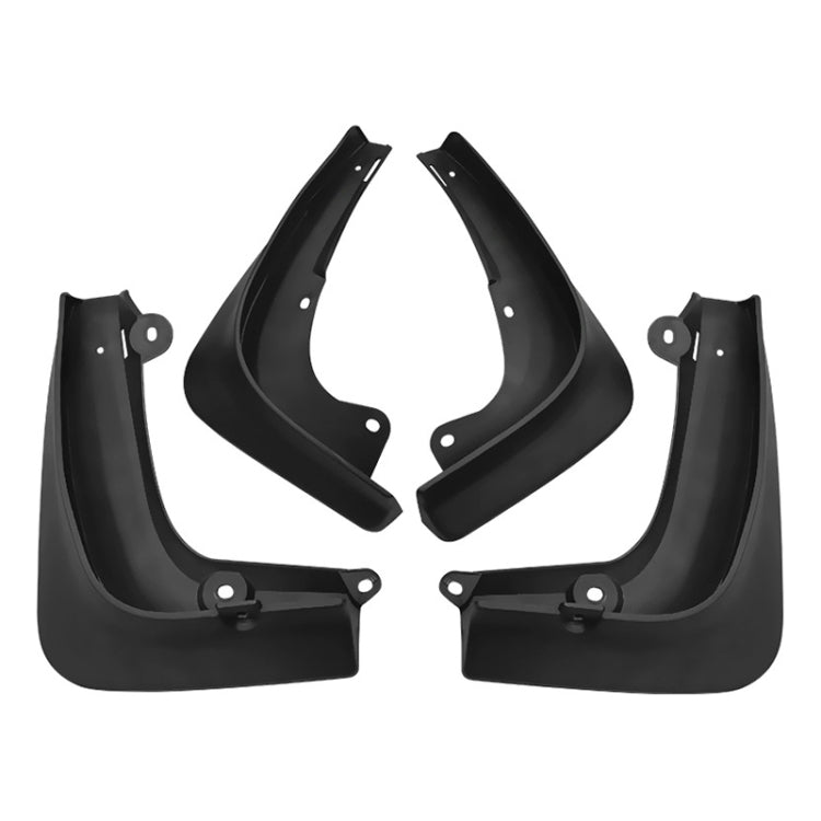 For TESLA MODEL S 2014-2020 4pcs/Set Car Auto Soft Plastic Splash Flaps Fender Guard - Mudguards by PMC TechLife | Online Shopping South Africa | PMC TechLife | Buy Now Pay Later Mobicred
