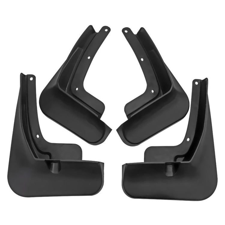 For Hyundai Santa Fe 2019-2021 4pcs/Set Car Auto Soft Plastic Splash Flaps Fender Guard - Mudguards by PMC TechLife | Online Shopping South Africa | PMC TechLife | Buy Now Pay Later Mobicred