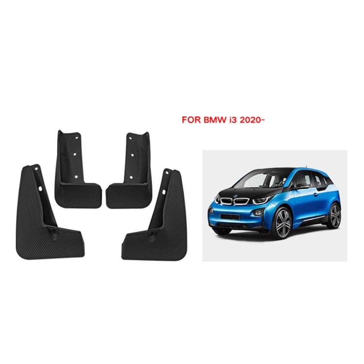 For BMW i3 Electric 2020-2023 4pcs/Set Car Auto Soft Plastic Splash Flaps Fender Guard - Mudguards by PMC TechLife | Online Shopping South Africa | PMC TechLife | Buy Now Pay Later Mobicred