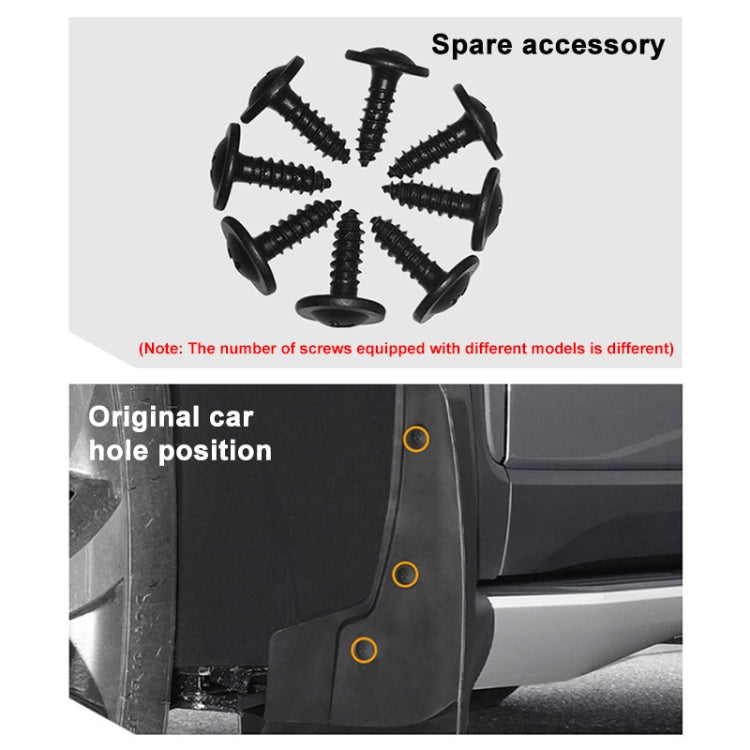 For Audi A3 Hatchback Sport 2021 4pcs/Set Car Auto Soft Plastic Splash Flaps Fender Guard - Mudguards by PMC TechLife | Online Shopping South Africa | PMC TechLife | Buy Now Pay Later Mobicred
