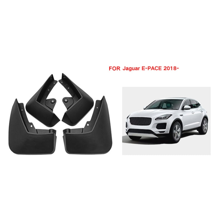 For Jaguar E-pace 2018-2023 4pcs/Set Car Auto Soft Plastic Splash Flaps Fender Guard - Mudguards by PMC TechLife | Online Shopping South Africa | PMC TechLife | Buy Now Pay Later Mobicred
