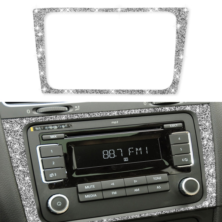 Car CD Panel Diamond Decoration Cover Sticker for Volkswagen Golf 6 2008-2012, Left and Right Drive - Car Interior Mouldings by PMC Jewellery | Online Shopping South Africa | PMC Jewellery | Buy Now Pay Later Mobicred