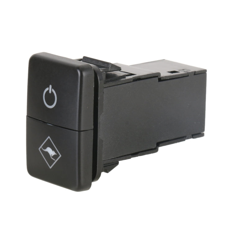 TS-202 For Toyota Blue-green Light Car Small Dual Control Switch with Lock - Car Switches by PMC TechLife | Online Shopping South Africa | PMC TechLife | Buy Now Pay Later Mobicred