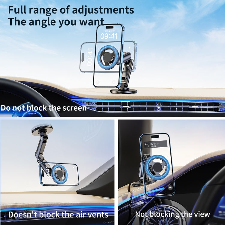 LK-CDD13 Car Multi-angle Adjustable MagSafe Magnetic Holder (Black) - Car Holders by PMC TechLife | Online Shopping South Africa | PMC TechLife | Buy Now Pay Later Mobicred