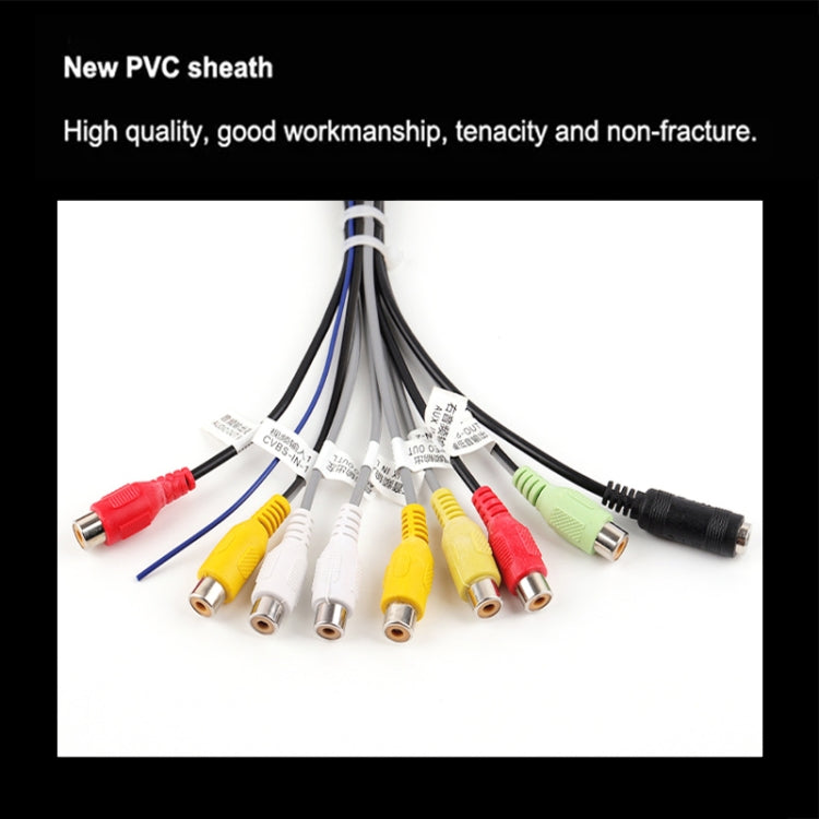 Palminfo Android Navigation 20-pin Audio Microphone Cable RCA Bass Amplifier Cable - DIY Cables by PMC TechLife | Online Shopping South Africa | PMC TechLife | Buy Now Pay Later Mobicred