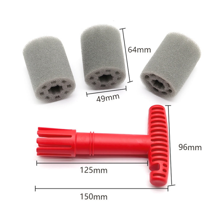 Car Embedded Replaceable Sponge Tire Screw Cleaning Brush - free shipping - PMC TechLife - Order now!