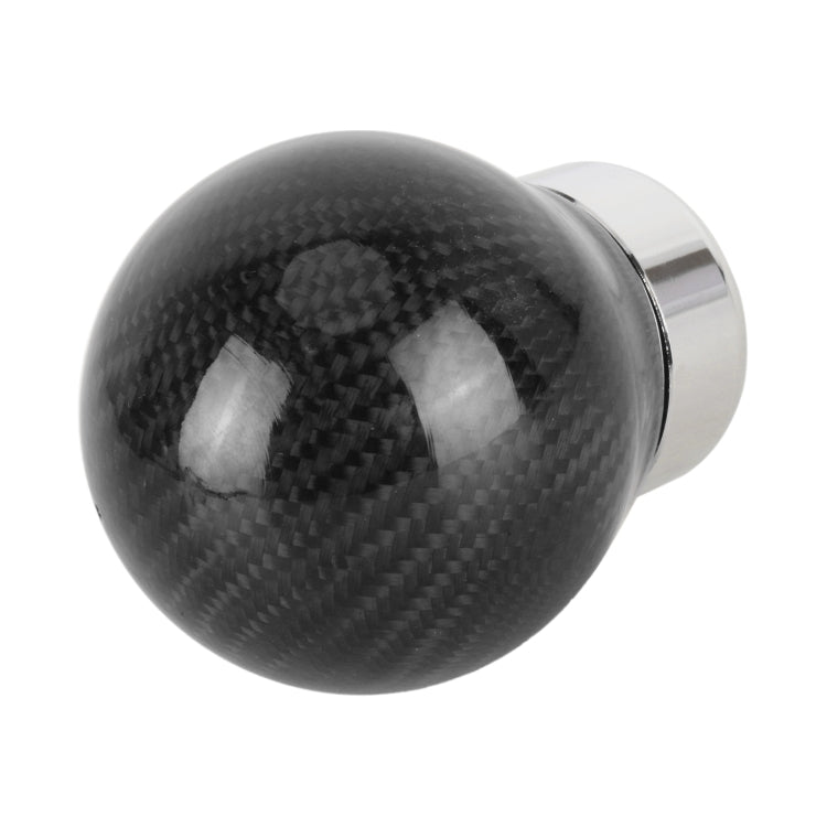 Car Carbon Fiber Pattern Gear Shift Knob Round Modified Gear Shift Head (Black) - Shift Knob by PMC TechLife | Online Shopping South Africa | PMC TechLife | Buy Now Pay Later Mobicred