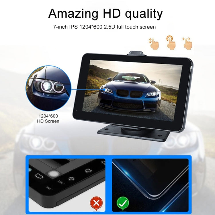 P703S 7 inch Wireless CarPlay Car Navigator Smart Driving Recorder - Car DVRs by PMC TechLife | Online Shopping South Africa | PMC TechLife | Buy Now Pay Later Mobicred
