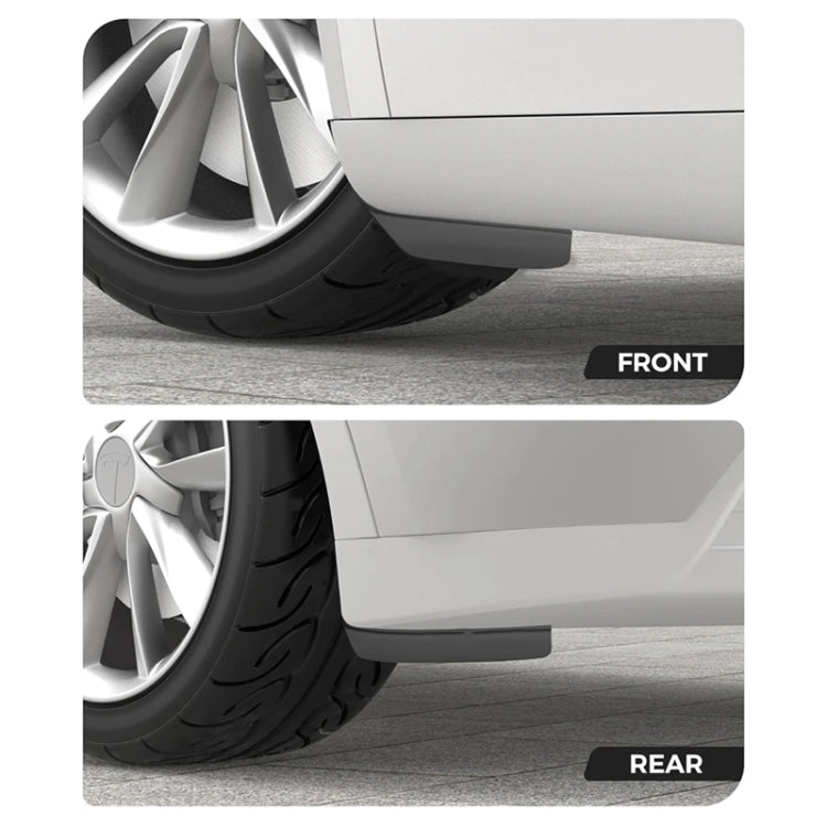 For Tesla Model 3 4 ppcs / Set Car Fenders Mud Flap Modification Accessories - Mudguards by PMC TechLife | Online Shopping South Africa | PMC TechLife | Buy Now Pay Later Mobicred