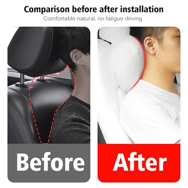 For Tesla Model 3 / Y Car Seat Neck Protector Headrest (Black) - Seat Accessories by PMC TechLife | Online Shopping South Africa | PMC TechLife | Buy Now Pay Later Mobicred