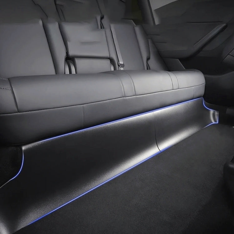 For Tesla Model Y 2pcs / Set Car Rear Seat Lower Protection Panel - Seat Accessories by PMC TechLife | Online Shopping South Africa | PMC TechLife | Buy Now Pay Later Mobicred