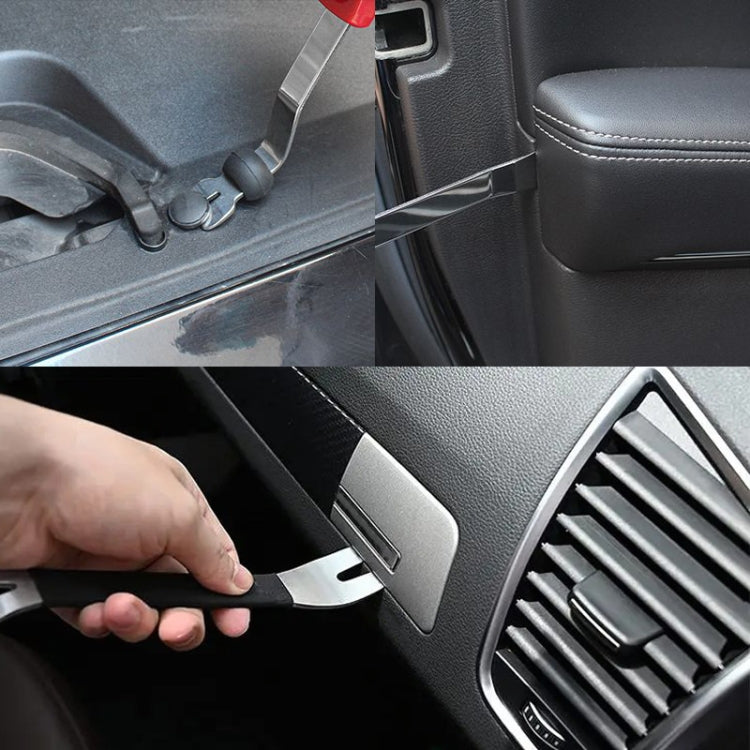 6-8 inch Long Car Door Panel Removal Rubber Buckle Screwdriver (Red) - Hand Tool Sets by PMC TechLife | Online Shopping South Africa | PMC TechLife | Buy Now Pay Later Mobicred