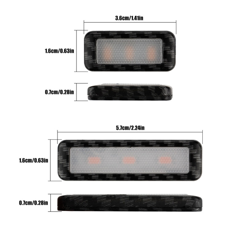 Car 4 in 1 LED Ambient Light Door Decorative Light (White Light) - Atmosphere lights by PMC TechLife | Online Shopping South Africa | PMC TechLife | Buy Now Pay Later Mobicred