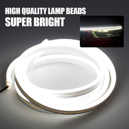 1.5m Car Daytime Running Super Bright Decorative LED Atmosphere Light (White Light) - Decorative Lights by PMC Jewellery | Online Shopping South Africa | PMC Jewellery | Buy Now Pay Later Mobicred