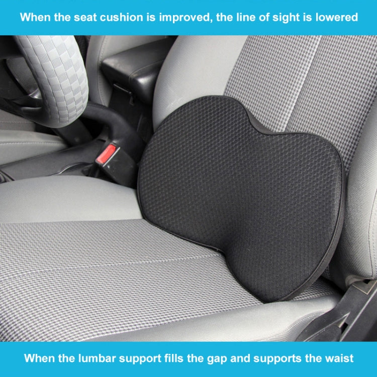 Car mini Seat Cushion Breathable Lumbar Seat Mat (Brown) - Seat Accessories by PMC TechLife | Online Shopping South Africa | PMC TechLife | Buy Now Pay Later Mobicred