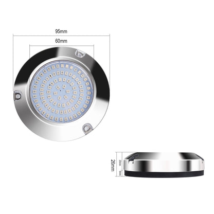 Ship / Yacht 10-30V 90LEDs Waterproof Stainless Steel Underwater Light (White Light) - Marine Accessories & Parts by PMC Jewellery | Online Shopping South Africa | PMC Jewellery | Buy Now Pay Later Mobicred