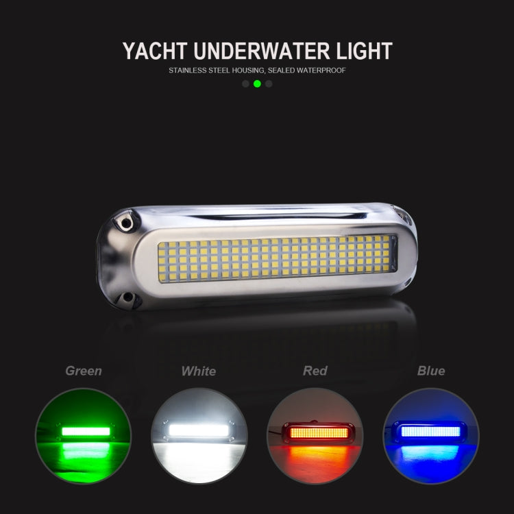 Ship / Yacht 10-30V 120LEDs Waterproof Stainless Steel Underwater Light (White Light) - Marine Accessories & Parts by PMC TechLife | Online Shopping South Africa | PMC TechLife | Buy Now Pay Later Mobicred