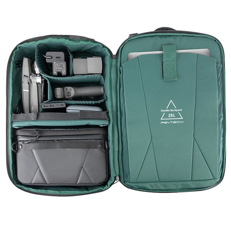 PGYTECH P-CB-020 2 in 1 Waterproof  Shockproof Outdoor Dual Shoulders Backpack + Single Shoulder Bag (Black) - free shipping - PMC TechLife - Order now!