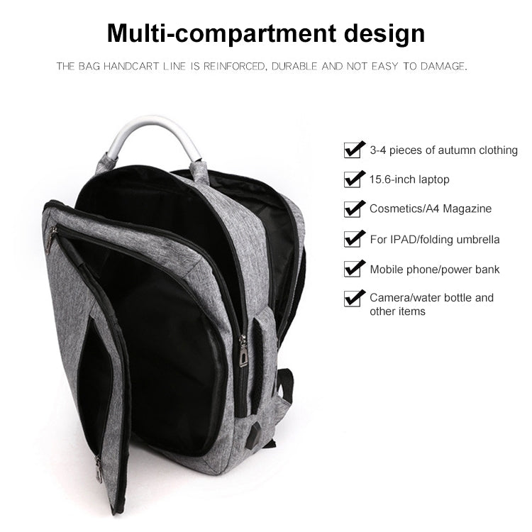 cxs-620 Multifunctional Oxford Laptop Bag Backpack (Wine Red) - Backpack by PMC Jewellery | Online Shopping South Africa | PMC Jewellery | Buy Now Pay Later Mobicred