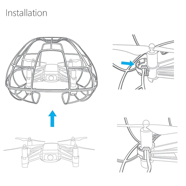 PGYTECH Spherical Protective Cover Cage for DJI TELLO - DJI Tello Series by PGYTECH | Online Shopping South Africa | PMC TechLife | Buy Now Pay Later Mobicred