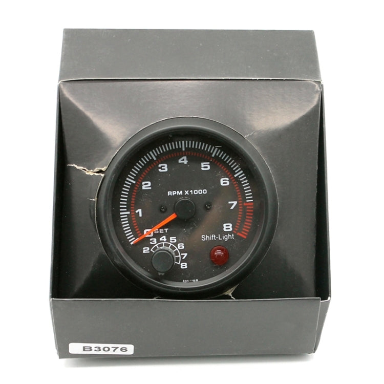 B3076 3.75 inch 12V Car Modified Tachometer - Electrical Instruments by PMC Jewellery | Online Shopping South Africa | PMC Jewellery